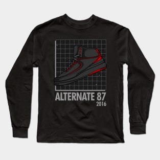 AJ 2 Retro Alternate 87 Sneaker Long Sleeve T-Shirt